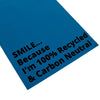 Bottom of 10 x 14 blue recycled Mailing Bag