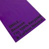 Bottom of 12 x 16 purple recycled Mailing Bag